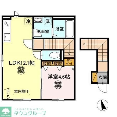 リーセント・メゾンSの物件間取画像
